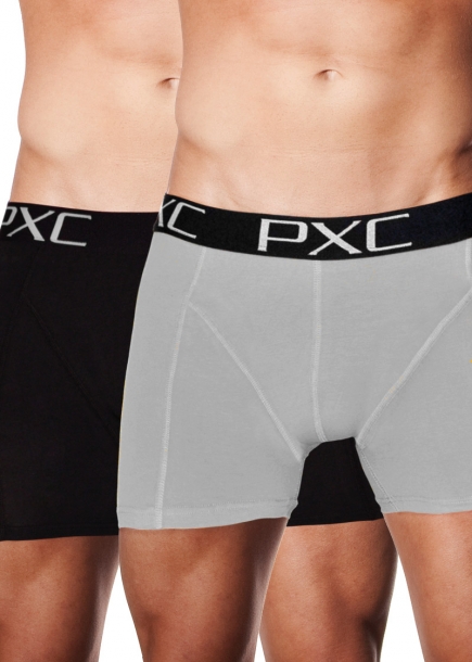 Bamboo Boxerkalsonger Frej boxer bambu 2-pack svart grå- PXC Underwear