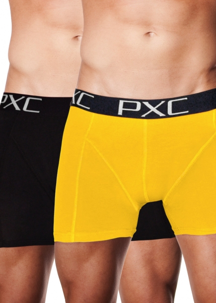 Boxerkalsonger Thor boxer 2-pack svart gul - PXC Underwear