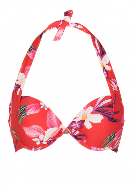 Japanese flower bikini halternek