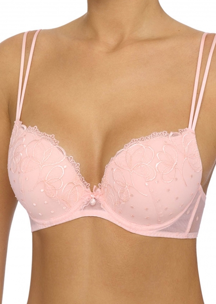Ljusrosa push-up bh frn LingaDore