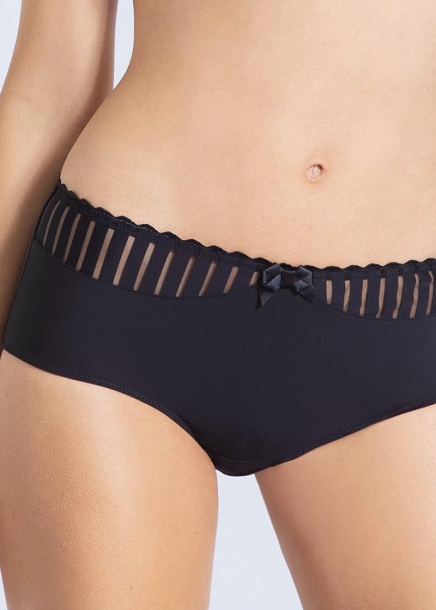 Shorty trosor svarta spets Bestform underklder 